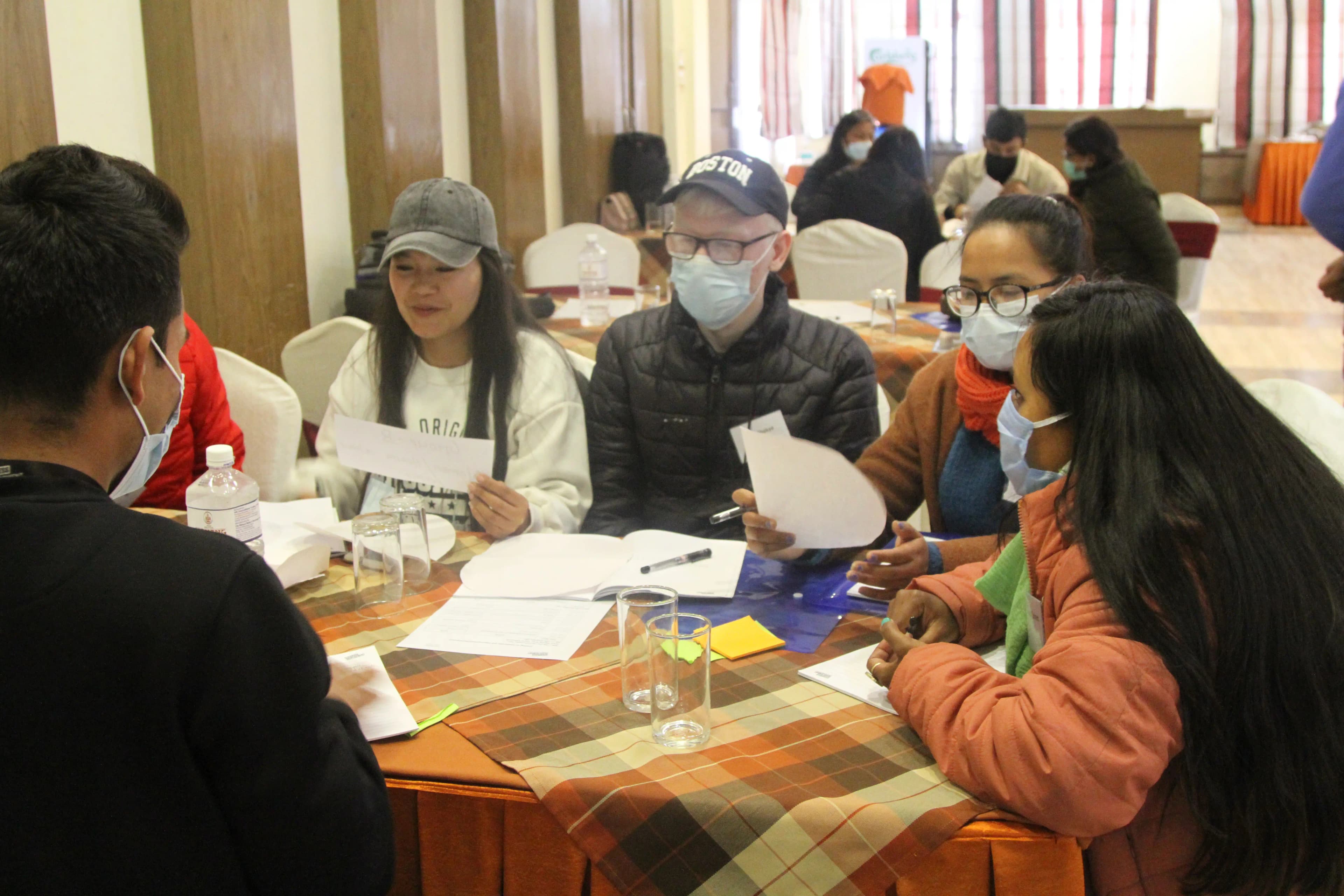 This is a portrait of a group taken during the Leadership, Stakeholder Analysis and Digital Advocacy Training where Mr. Joon Shakya participated and represented Chain For Change.