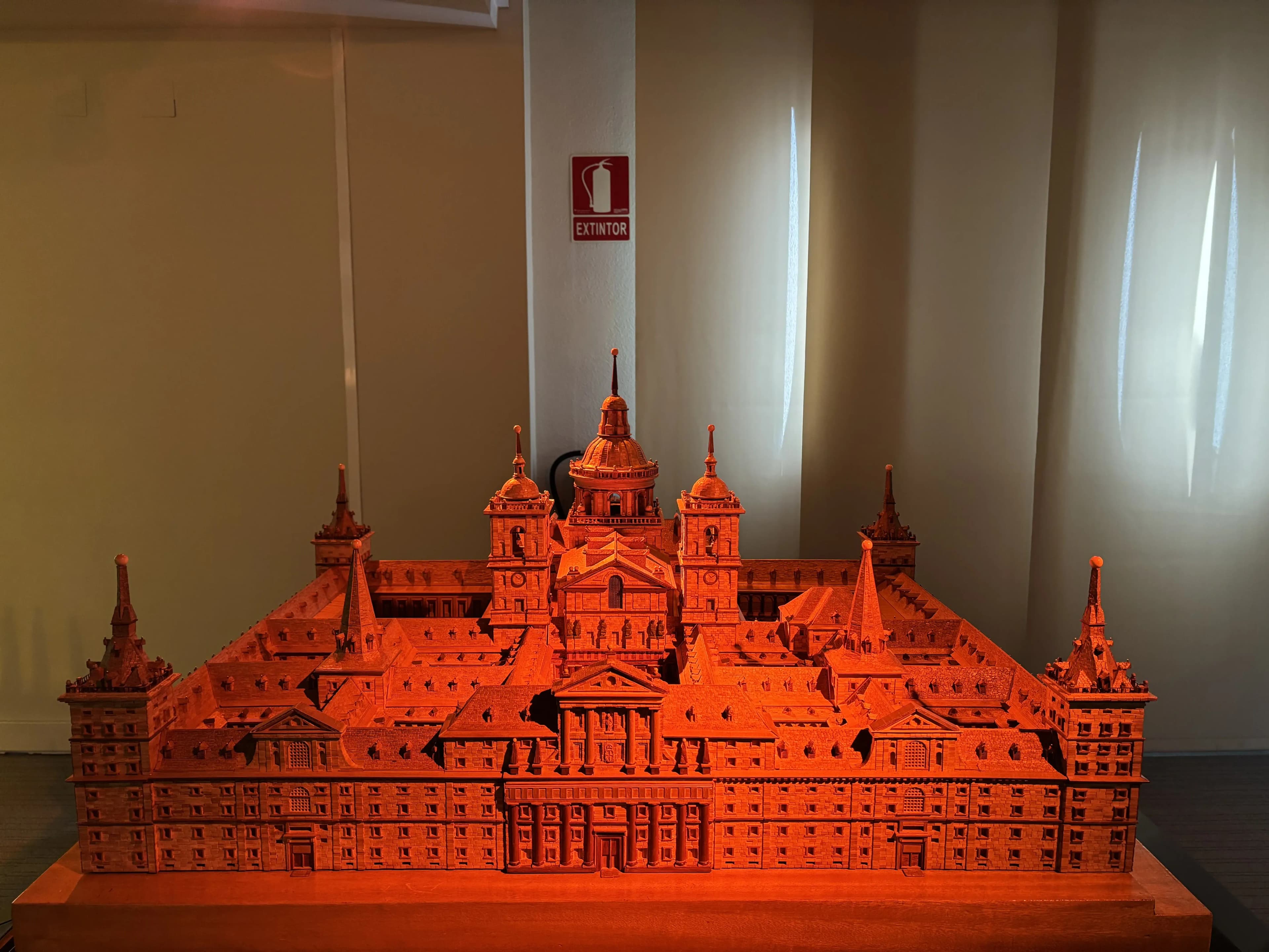 A picture of one of the 3D Maqueta of the Royal Site of San Lorenzo de El Escorial, commonly known as El Escorial, located near Madrid, Spain.