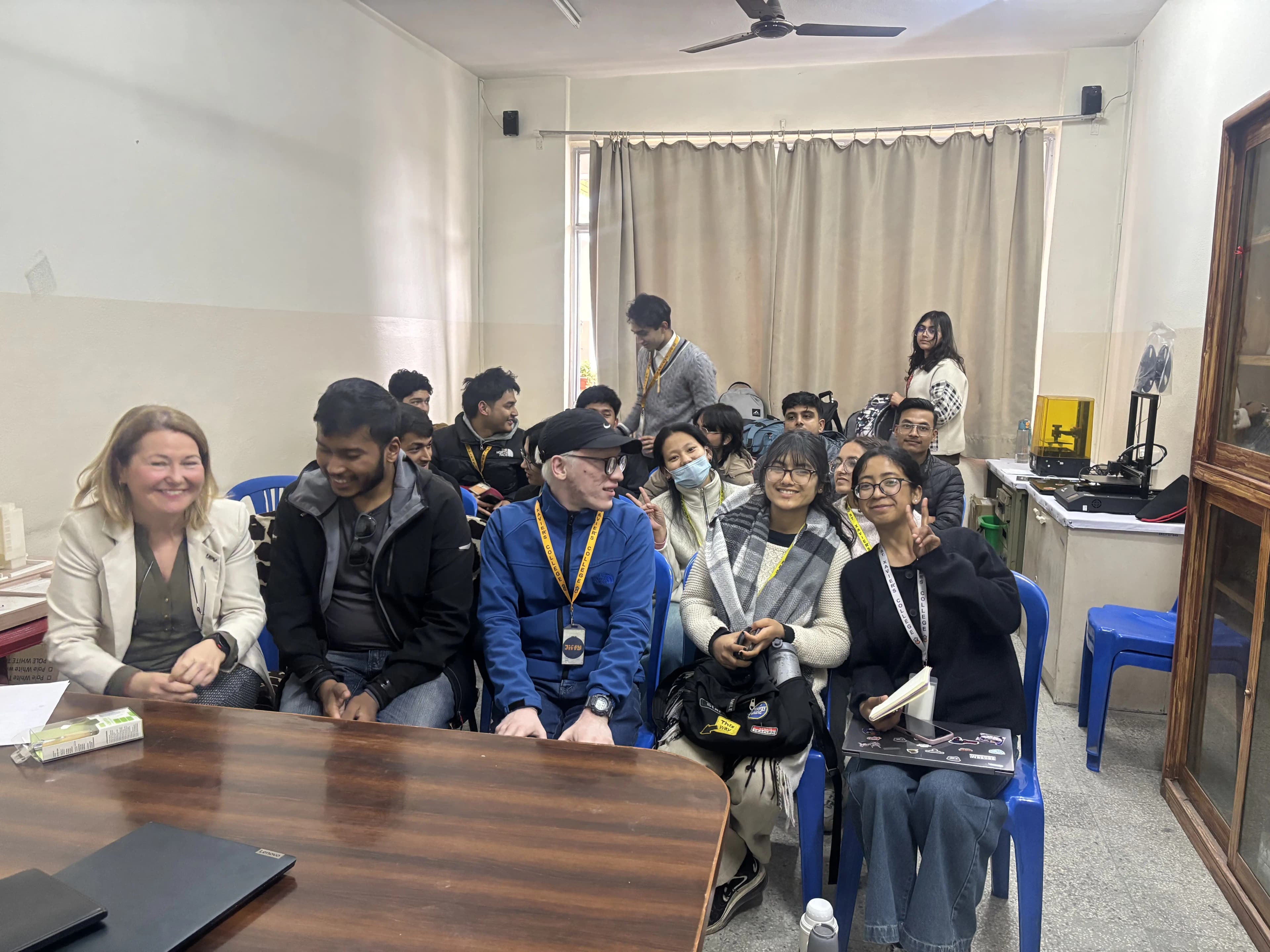 A picture taken of the participants of the event.