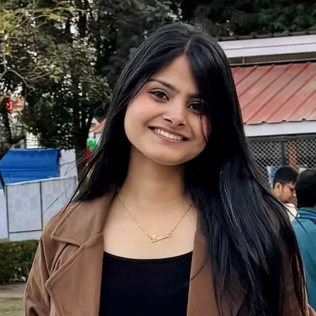 A portrait featuring sneha ojha, a valued member of the Project Wings to Dreams.