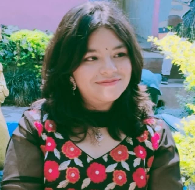 Lujana Guruwacharya, an essential part of Project Wings to Dreams, is depicted in this portrait.