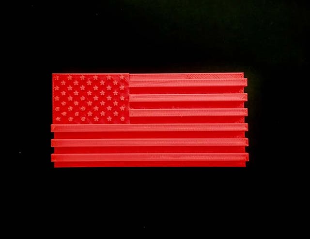 3D print of the American Flag