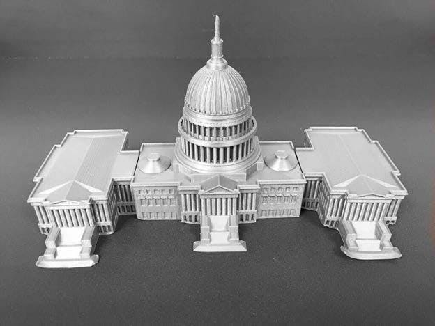 3D print of the United States of America Capitol Building